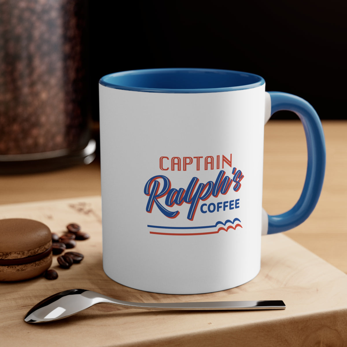 Captain Ralph's Coffee - Waves - Mug, 11oz