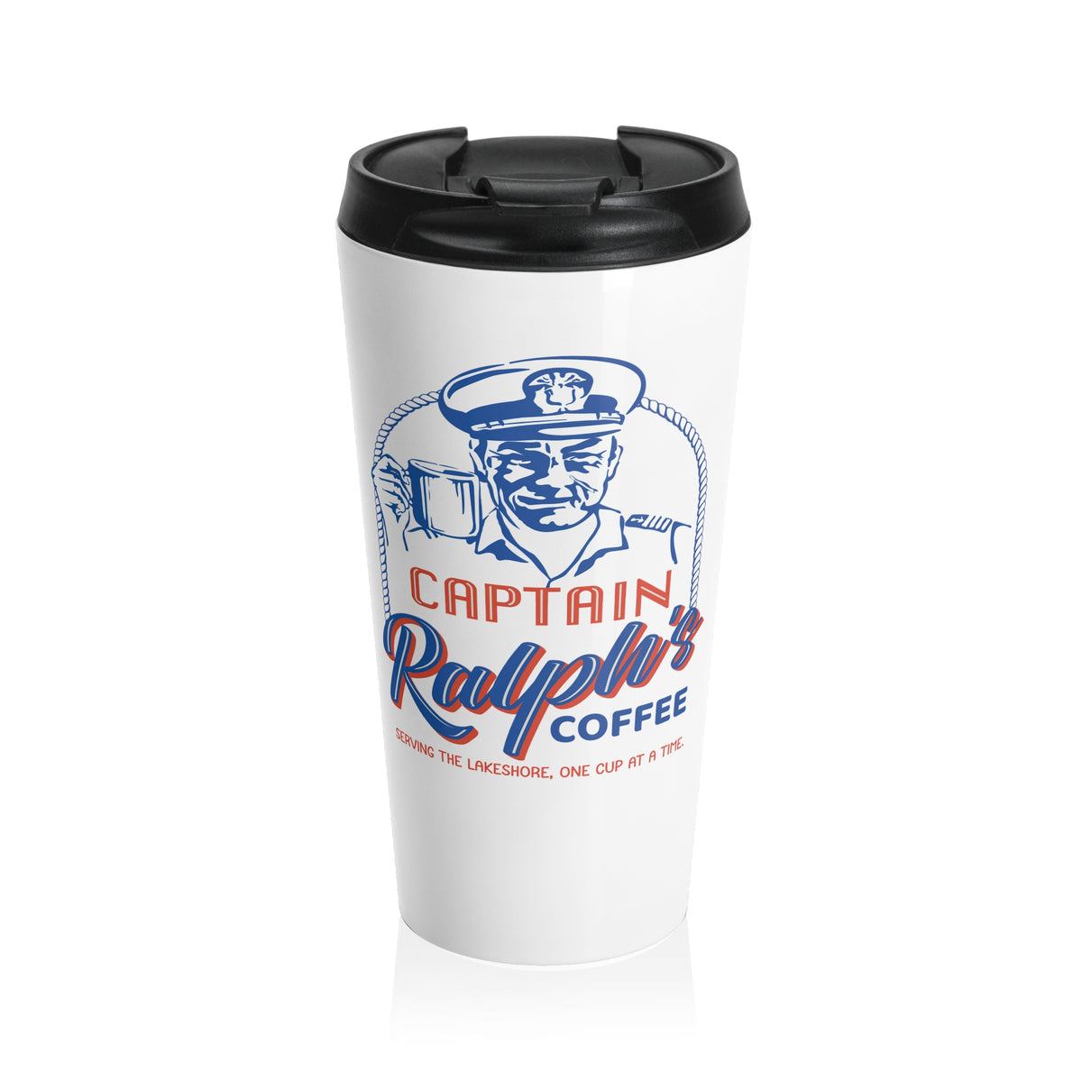 Captain Ralph's Coffee Stainless Steel Travel Mug